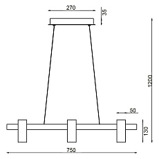 Подвесной светильник Vele Luce Neo VL10021P06 3