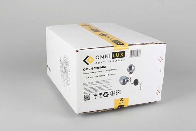 Бра Omnilux Volano OML-95201-02 изображение 3 Бра Omnilux Volano OML-95201-02 Фото № 3