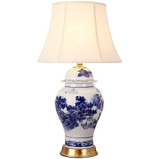 Настольная лампа Loft-Concept Blue & White Chinoiserie 43.1270-0 68780