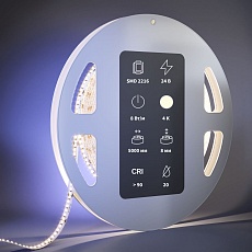 Светодиодная лента Maytoni 8W/m 300LED/m 2216SMD дневной белый 5M 201062 2