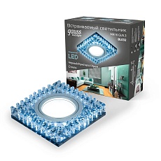 Встраиваемый светильник Gauss Backlight с подсветкой BL032 1