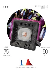 Прожектор светодиодный ЭРА 50W 1370K Fito-50W-Led Б0039033 2