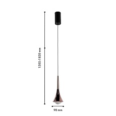 Подвесной светодиодный светильник Favourite Tolva 4292-1P 1