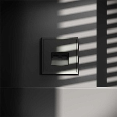 Розетка компьютерная встраиваемая Voltum S70 двойная RJ45+RJ45 кат.6, (титан) VLS060206 5