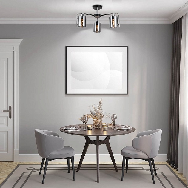 Потолочная люстра Escada Elegant 671/3P Chrome изображение 2 Потолочная люстра Escada Elegant 671/3P Chrome Фото № 2