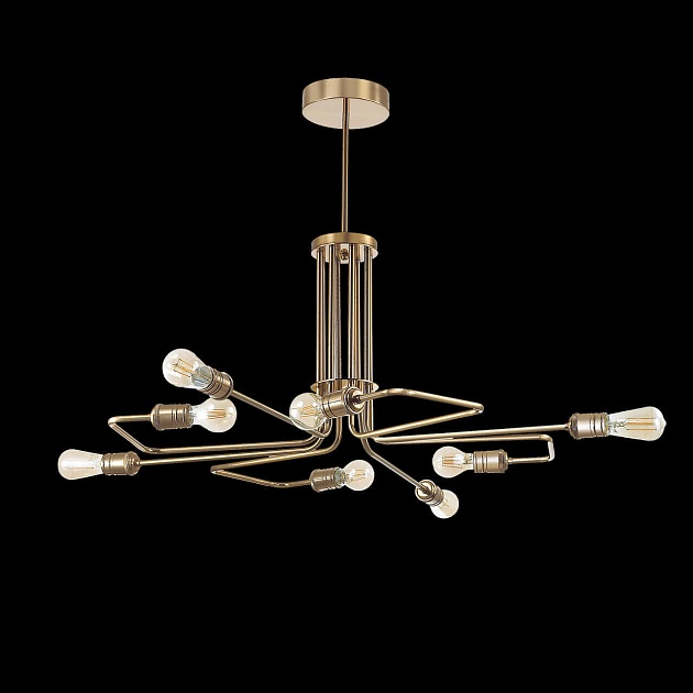 Подвесная люстра Ideal Lux Triumph Sp8 Ottone Antico 160269 Фото № 2