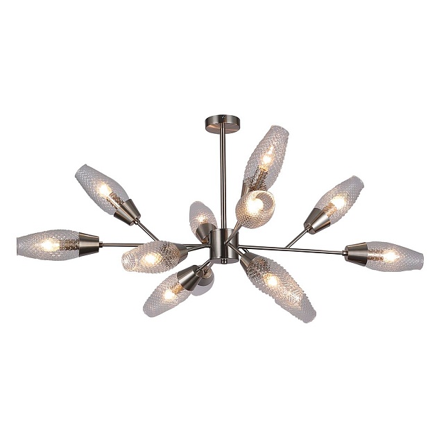 Потолочная люстра Escada Desire 10165/12PL Nickel изображение 4 Потолочная люстра Escada Desire 10165/12PL Nickel Фото № 4