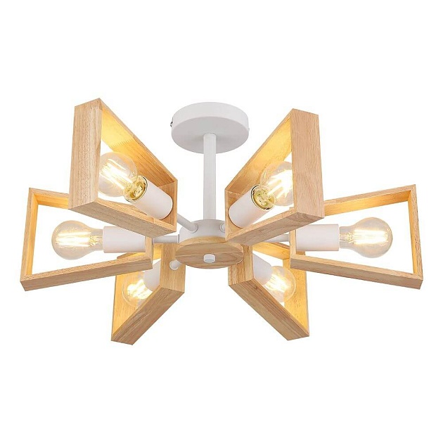 Потолочная люстра Arte Lamp Brussels A8030PL-6WH изображение 1 Потолочная люстра Arte Lamp Brussels A8030PL-6WH Фото № 1
