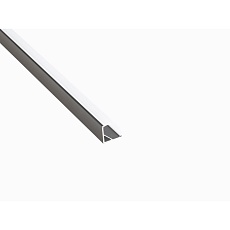 Профиль угловой LEDS POWER СПУ1616 алюм. черный с призм.рассеивателем 2м 008226 1