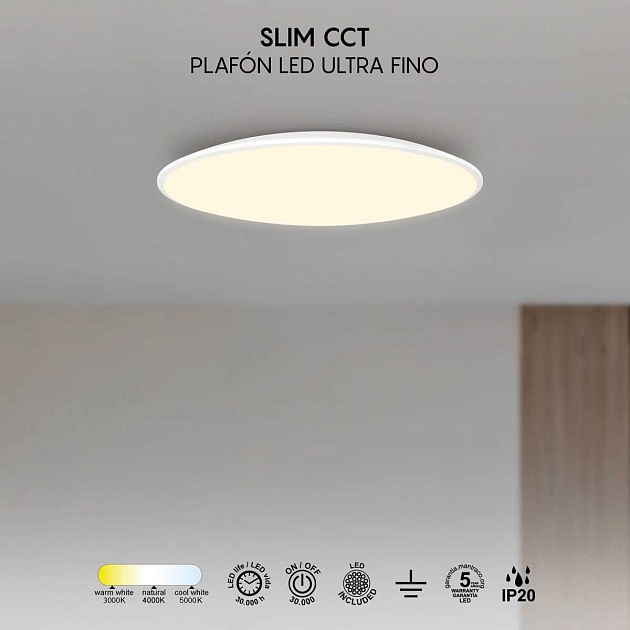 Потолочный светильник Mantra SLIM CCT 8692 изображение 7 Потолочный светильник Mantra SLIM CCT 8692 Фото № 7