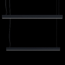 Светильник Led Holding LINE 50х30 INTERIOR 2000х50х30мм 48Вт подвесной LH181040