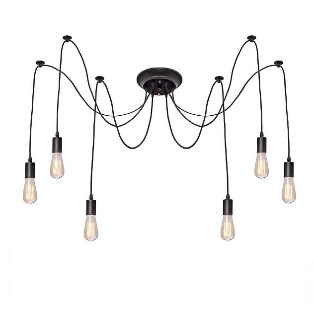 Подвесная люстра Loft IT Spider Loft1162/6 изображение 1 Подвесная люстра Loft IT Spider Loft1162/6 Фото № 1