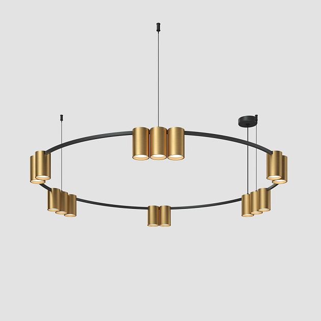 Подвесная люстра Denkirs Orbit DK4067-BK+SG изображение 1 Подвесная люстра Denkirs Orbit DK4067-BK+SG Фото № 1