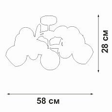 Люстра Vitaluce V2058-0/5PL 2