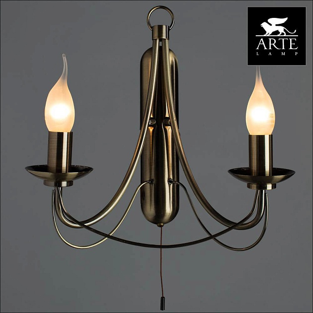 Бра Arte Lamp Maypole A6300AP-2AB Фото № 2