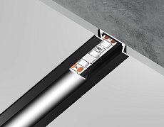 Встраиваемый профиль с рассеивателем Ambrella Illumination GP1001BK 5