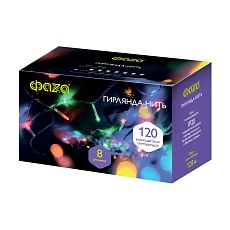 Светодиодная гирлянда ФАZA нить 230V разноцветная AC-G01-120M 1