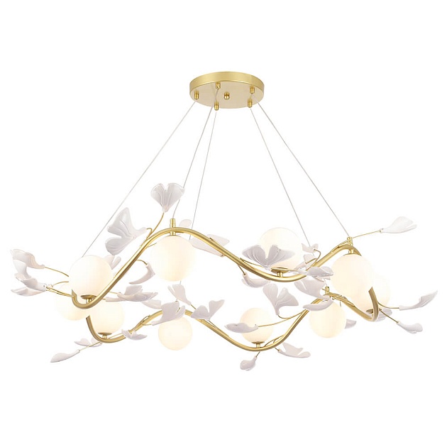 Подвесная люстра Crystal Lux Colibri SP10 Gold изображение 4 Подвесная люстра Crystal Lux Colibri SP10 Gold Фото № 4