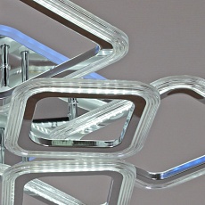 Потолочная светодиодная люстра Reluce 09826-3.3-4+4C CR (RGB) 1