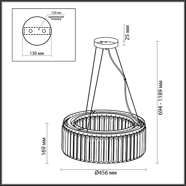 Подвесная люстра Odeon Light Classic Vassa 4987/6 изображение 6 Подвесная люстра Odeon Light Classic Vassa 4987/6 Фото № 6