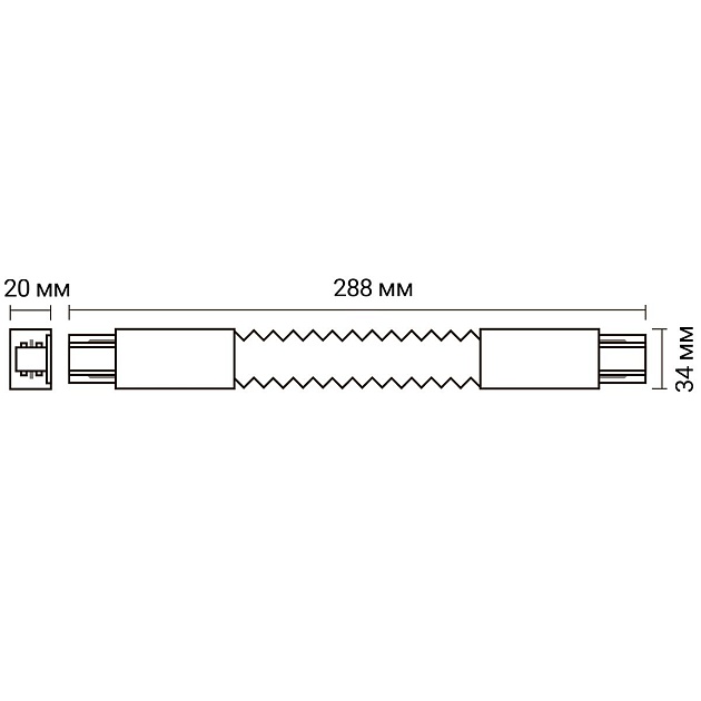 Коннектор гибкий Jazzway PTR CF-BL 5014732 изображение 2 Коннектор гибкий Jazzway PTR CF-BL 5014732 Фото № 2