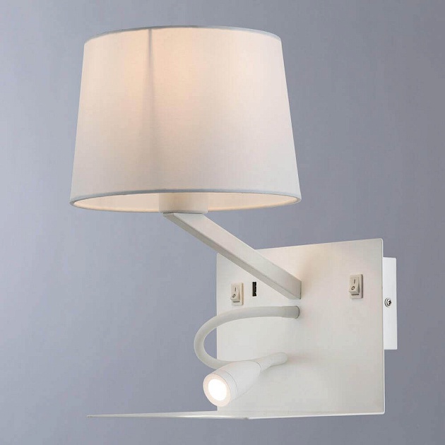 Бра Arte Lamp Ibis A1056AP-2WH изображение 2 Бра Arte Lamp Ibis A1056AP-2WH Фото № 2