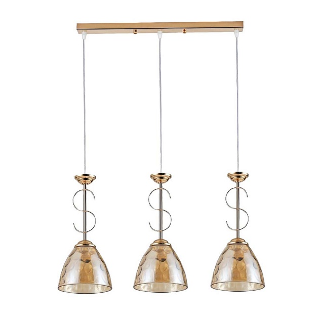 Подвесной светильник ЭкономСвет 30104/3GD AMB Фото № 1