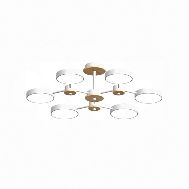 Потолочный cветильник LED4U L3216-730 WH изображение 1 Потолочный cветильник LED4U L3216-730 WH Фото № 1