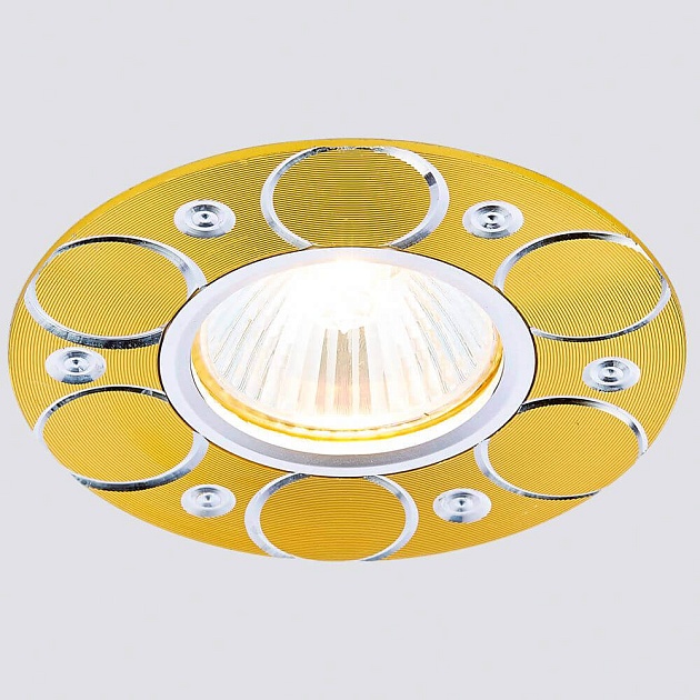 Встраиваемый светильник Ambrella light Classic A808 AL/G изображение 2 Встраиваемый светильник Ambrella light Classic A808 AL/G Фото № 2