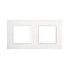 Рамка LK Studio 2-постовая из натурального анодированного алюминия LK45 854223-1